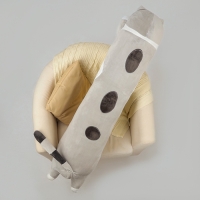 Шкурка мягкой игрушки &laquo;Кот-батон&raquo;, 130 см, цвет серый, без набивки