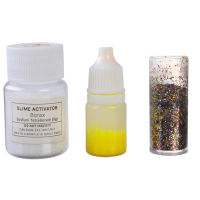 Набор для опытов Фиксики &laquo;Цветные лизуны&raquo;, неоновый, блестящий, зелёный