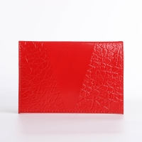 Обложка для паспорта, цвет алый Обложка для паспорта, цвет алый