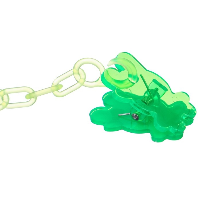 Соска - пустышка силиконовая классическая, от 6 мес., с колпачком + держатель «Зайка», цвет зеленый Соска - пустышка силиконовая классическая, от 6 мес., с колпачком + держатель «Зайка», цвет зеленый