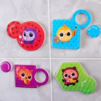 Набор игрушек для ванны &laquo;Кругляшики&raquo;, МАКСИ - пазл, сачок, удочка, Крошка Я