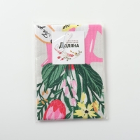 Полотенце кухонные Доляна "Красота во всем" 28х46 см, рогожка, 100% хл, 160г/м2 Полотенце кухонные Доляна "Красота во всем" 28х46 см, рогожка, 100% хл, 160г/м2