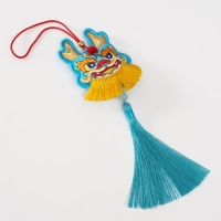 Подвеска-саше текстиль "Дракон" голубая 2х7,5х24 см Подвеска-саше текстиль "Дракон" голубая 2х7,5х24 см