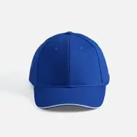 Бейсболка Buffalo, ярко-синяя с белым