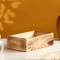 Кашпо деревянное 24×14×9 см Элегант, обжиг Дарим Красиво Кашпо деревянное 24×14×9 см Элегант, обжиг Дарим Красиво