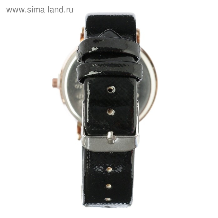 Часы наручные кварцевые женские Kxuan, d-3.5 см, черные