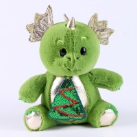 Новогодняя мягкая игрушка &laquo;Дракоша с ёлкой&raquo;