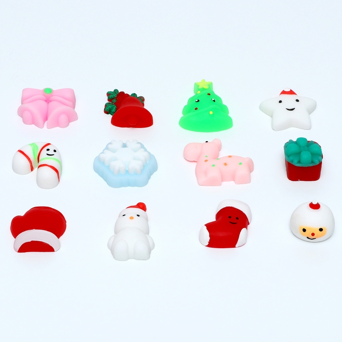 Новый год! Новогодняя Антистресс сквиш мялка «Зимние забавы»,в банке, фасовка 20 шт., на новый год Новый год! Новогодняя Антистресс сквиш мялка «Зимние забавы»,в банке, фасовка 20 шт., на новый год
