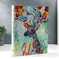 Фотоальбом на 400 фото 10х15 "Красочный олень" Фотоальбом на 400 фото 10х15 "Красочный олень"