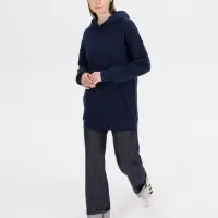 Худи оверсайз унисекс Outshine, темно-синее, размер M/L