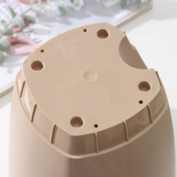 Горшок для цветов с прикорневым поливом Amsterdam, 4 л, цвет молочный шоколад Горшок для цветов с прикорневым поливом Amsterdam, 4 л, цвет молочный шоколад