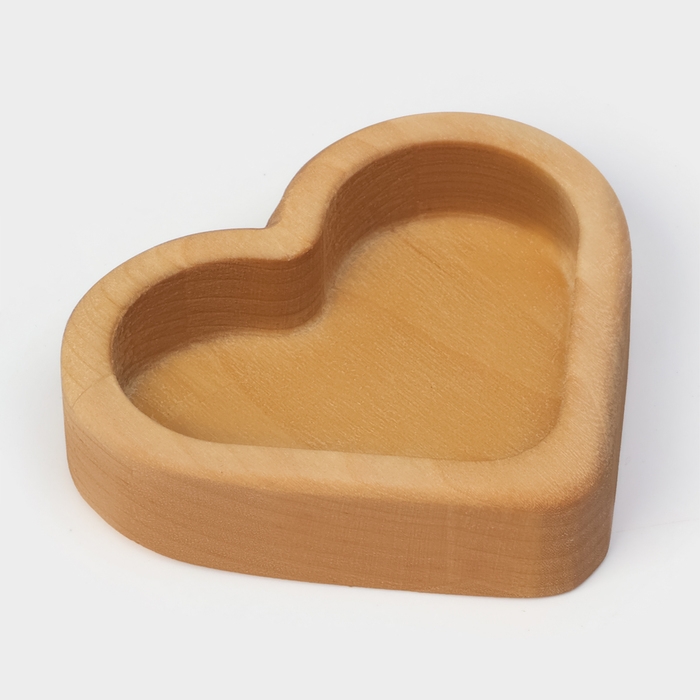 Подарочный набор деревянной посуды Adelica, поднос с 3 соусниками, 30&times;28&times;1,8 см, в подарочной коробке, берёза