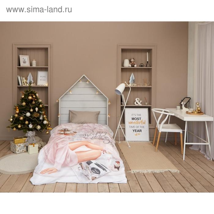 Постельное белье "Этель" 1,5 сп Sweet holidays 143х215 см, 150х214 см, 50х70 см -1 шт, 100% хл, бязь