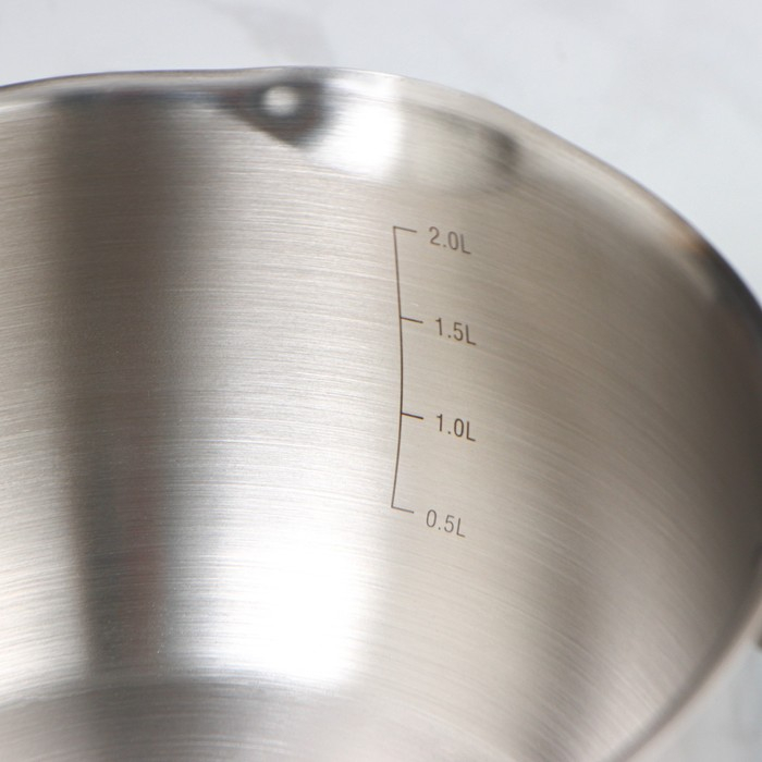 Кастрюля &laquo;Аврора&raquo;, 3 л, d=20 см, капсульное дно, индукция