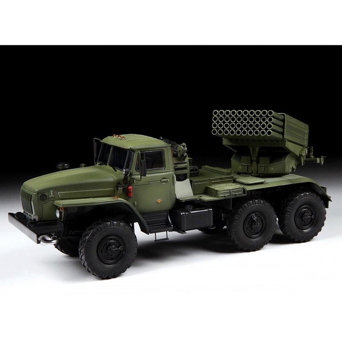 Сборная модель-грузовик &laquo;Российская самоходная реактивная система залпового огня ГРАД БМ-21&raquo; Звезда, 1/35, (3655)