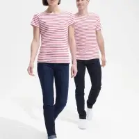 Футболка Miles Women белая с красным, размер M