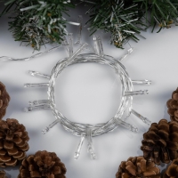 Гирлянда &laquo;Нить&raquo; 2.5 м, IP20, прозрачная нить, 25 LED, свечение мульти, фиксинг, 220 В