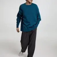 Джемпер оверсайз унисекс Stated в сумке, синий (морская волна), размер S/M Джемпер оверсайз унисекс Stated в сумке, синий (морская волна), размер S/M