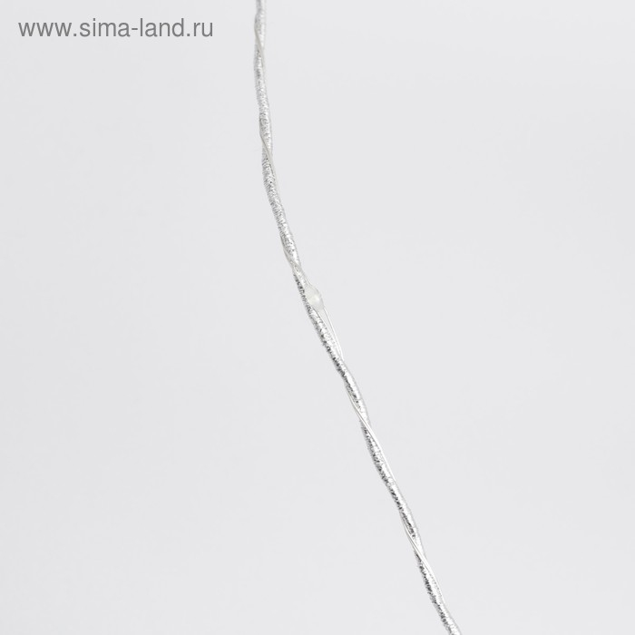 Гирлянда &laquo;Конский хвост&raquo; 15 нитей по 2 м, IP20, серебристая нить, 300 LED, свечение мульти, 220 В