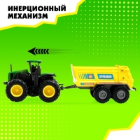 Трактор металлический &laquo;Спецтехника&raquo;, инерция, МИКС
