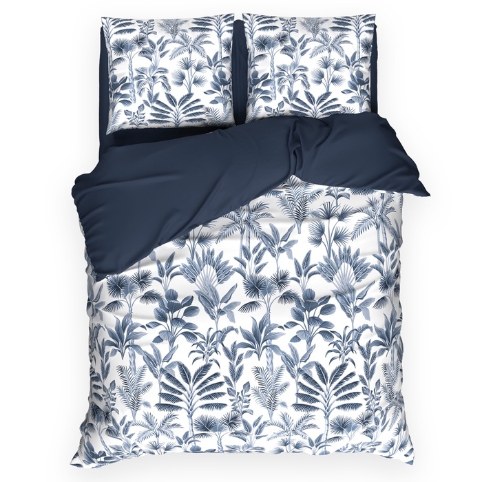 Постельное бельё Постельное бельё "Этель" Дуэт Palmetto 143*215 см-2 шт., 220*240 см, 70*70 см-2 шт, поплин 125 г/м2, хл 100%