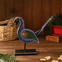 Сувенир "Павлин" дерево, на подставке 27х10х35 см