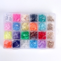 Набор для создания украшений &laquo;Яркие бусины&raquo;, 21 цвет бусин, 4 вида фурнитуры + ножницы