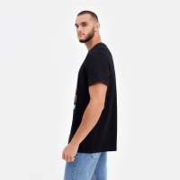 Футболка мужская новогодняя , цвет чёрный, размер 54 Футболка мужская новогодняя , цвет чёрный, размер 54