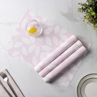 Салфетки сервировочные на стол Доляна «Розовое настроение», 4 шт, 45×30 см, цвет розовый Салфетки сервировочные на стол Доляна «Розовое настроение», 4 шт, 45×30 см, цвет розовый