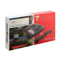 Игровая приставка Sega Retro Genesis Modern Wireless,16 Bit, 2 беспр. джойст.,170 игр,черная Игровая приставка Sega Retro Genesis Modern Wireless,16 Bit, 2 беспр. джойст.,170 игр,черная