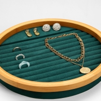 Подставка под кольца «Стиль» 11 полос, круг, дерево, 30×30×5 см, цвет зелёный Подставка под кольца «Стиль» 11 полос, круг, дерево, 30×30×5 см, цвет зелёный