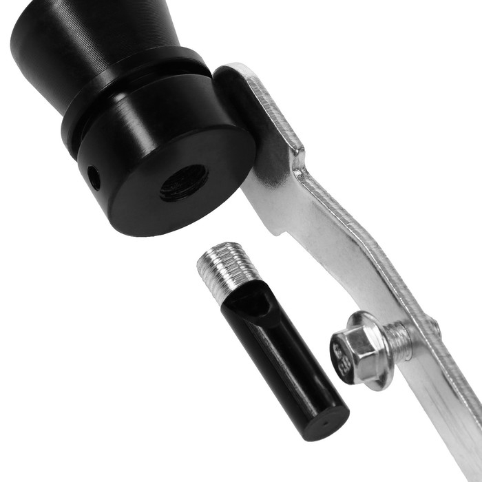 Свисток в глушитель, размер M, под диаметр трубы 37-48 мм, черный Свисток в глушитель, размер M, под диаметр трубы 37-48 мм, черный