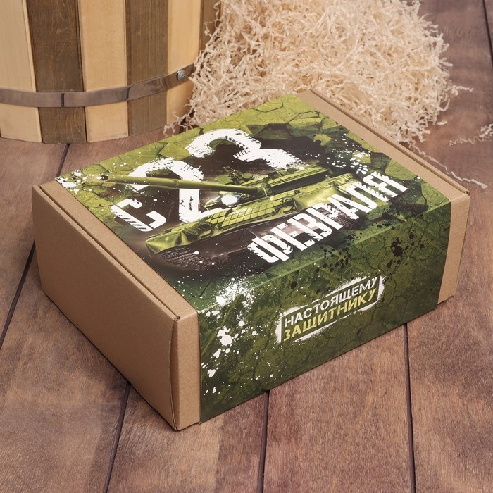 Набор подарочный Набор подарочный "23 февраля" плед, носки, перчатки