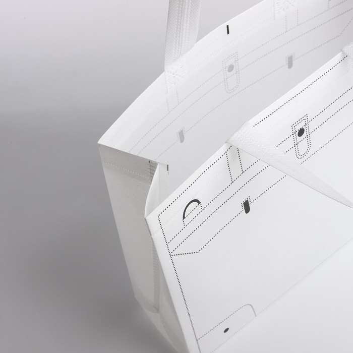 Сумка хозяйственная без застёжки, цвет белый Сумка хозяйственная без застёжки, цвет белый