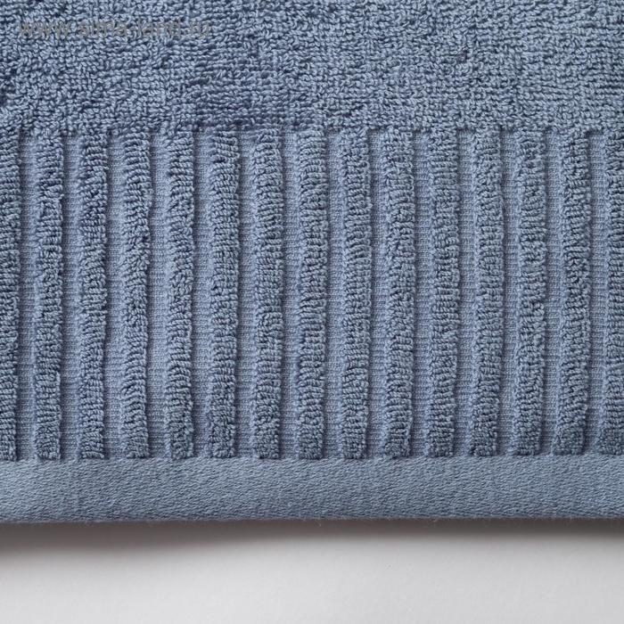 Полотенце махровое Этель &laquo;Минимализм&raquo; 70х140 см, цвет синий 100% хлопок, 360 гр/м2