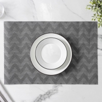 Набор салфеток сервировочных на стол Magistro, 4 шт, 30&times;45 см, цвет чёрный