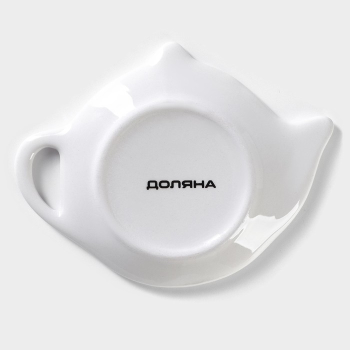 Подставка под чайный пакетик Доляна &laquo;Эвкалипт&raquo;, 12&times;9&times;1,5 см