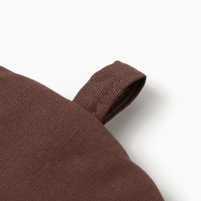 Грелка на чайник "Этель" Kitchen, цв. коричневый, 28х28 см, 100% хл, саржа 220 г/м2