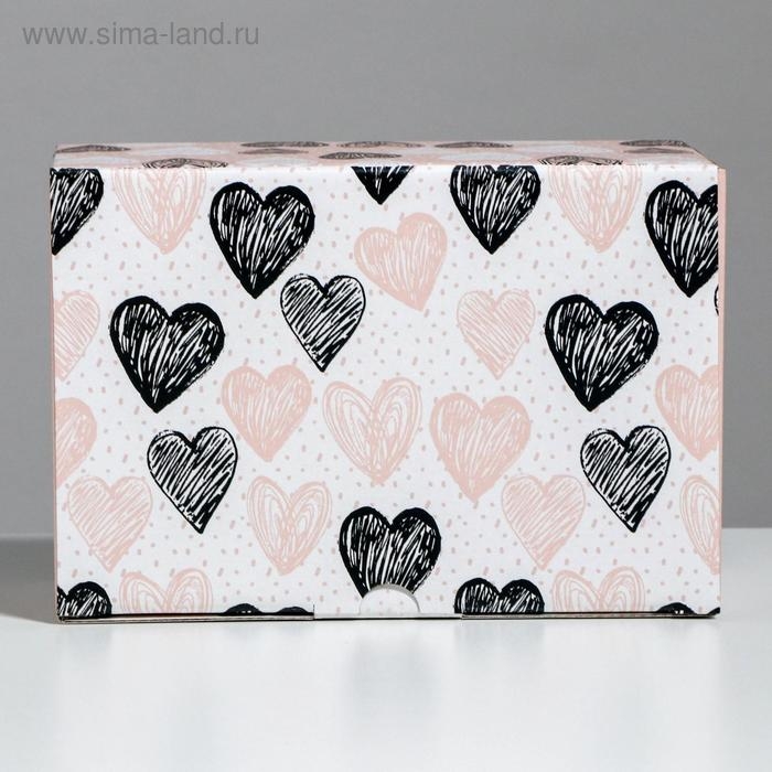Коробка‒пенал, упаковка подарочная, &laquo;This is love&raquo;, 22 х 15 х 10 см