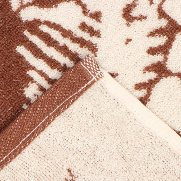 Полотенце махровое Этель &laquo;Окаменелости&raquo;, 50х90 см, 100% хлопок, 420 г/м2