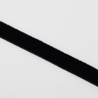 Лента бархатная, 6 мм, 18 &plusmn; 1 м, цвет чёрный №03