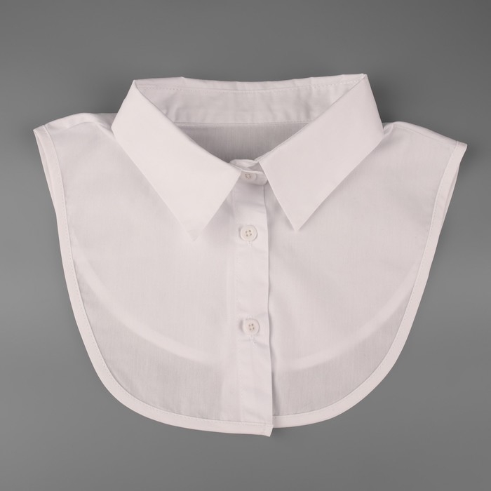 Воротник ложный, диаметр горловины = 42 см, 31,5 &times; 20,5 см, цвет белый