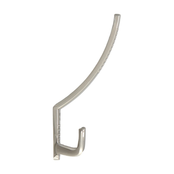 Крючок мебельный ТУНДРА TKT001, трехрожковый, матовый никель