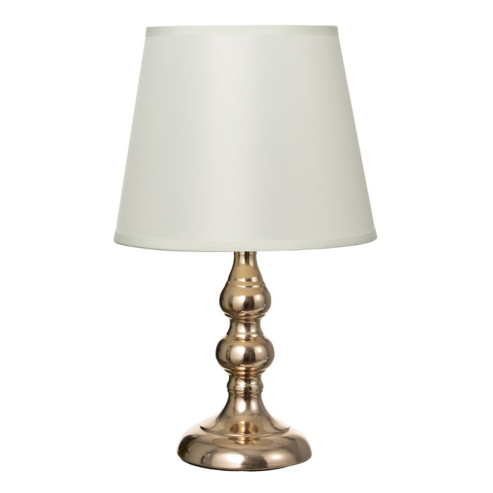 Лампа настольная "Адель" 1х40Вт Е27 220В золото 21х21х37 см RISALUX