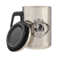 Термокружка, 500 мл, Сталь "Самый главный", сохраняет тепло 2 ч, 13.5 х 8.3 см Термокружка, 500 мл, Сталь "Самый главный", сохраняет тепло 2 ч, 13.5 х 8.3 см