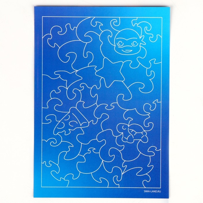 Пазл деревянный фигурный &laquo;Друзья&raquo;, 44 элементов