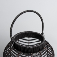 Настольная лампа "Бурмис" Е27 15Вт черный 23х23х40 см RISALUX