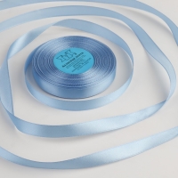 Лента атласная, 12 мм &times; 33 &plusmn; 2 м, цвет голубой №049