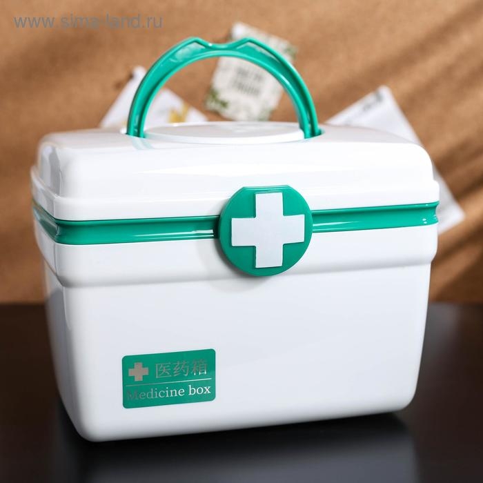 Аптечка, 22&times;18&times;16 см, цвет красный