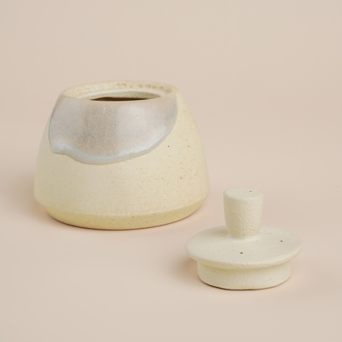 Сахарница фарфоровая SL Home «Волны Сардинии», 280 мл, 9,5×10,5 см, цвет бежевый Сахарница фарфоровая SL Home «Волны Сардинии», 280 мл, 9,5×10,5 см, цвет бежевый